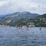 Windsurfen vor Riva del Garda