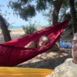 Abkühlen und chillen im Schatten