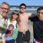 Mit dem älteren Bruder und seinem Sohn Georgi